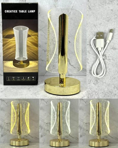 Lampara espiral dorada - Image 8