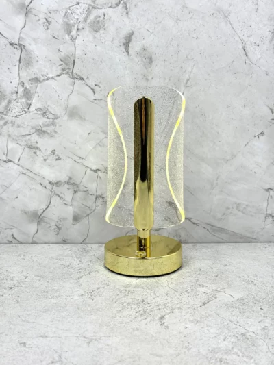 Lampara espiral dorada - Image 5