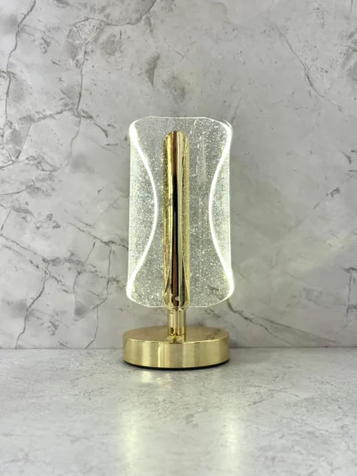 Lampara espiral dorada - Image 4