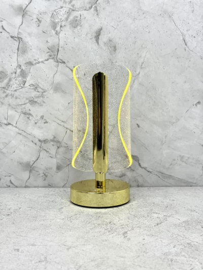 Lampara espiral dorada - Image 6