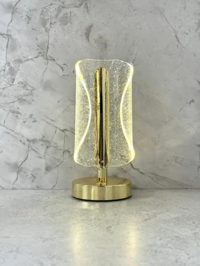 Lampara espiral dorada - Image 2