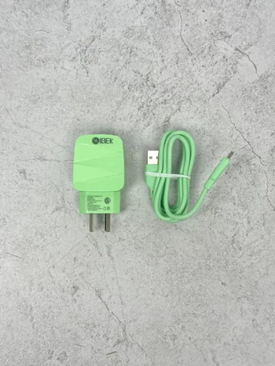 Cargador Ibek 2 Entradas Usb - Tipo C / IB-4807 - Image 2