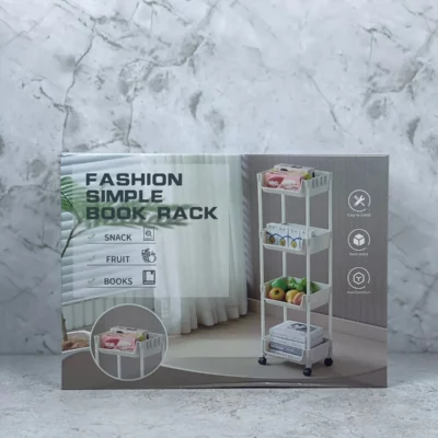 Rack Organizador De Cocina 4 Pisos Blanco