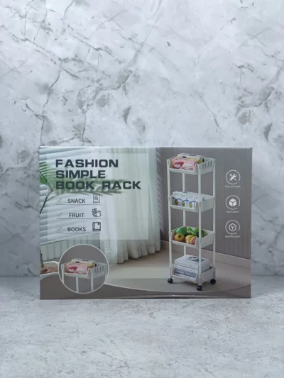 Rack Organizador De Cocina 4 Pisos Blanco