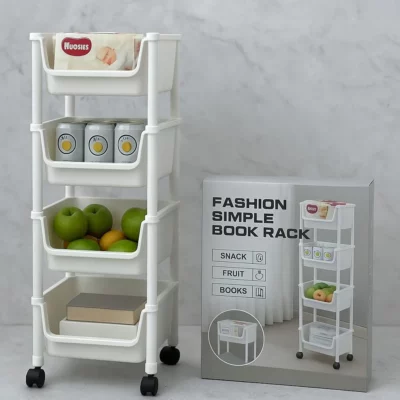 Rack Organizador De Cocina 4 Pisos Blanco - Image 2