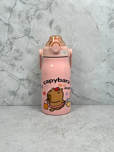 Cantimplora Fashion 1000ml Capibara y Labubu - Image 7
