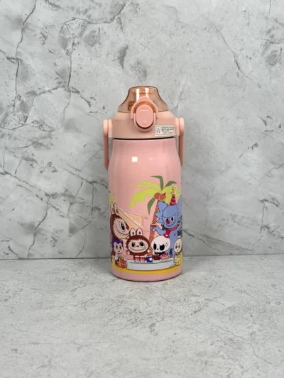 Cantimplora Fashion 1000ml Capibara y Labubu - Image 4