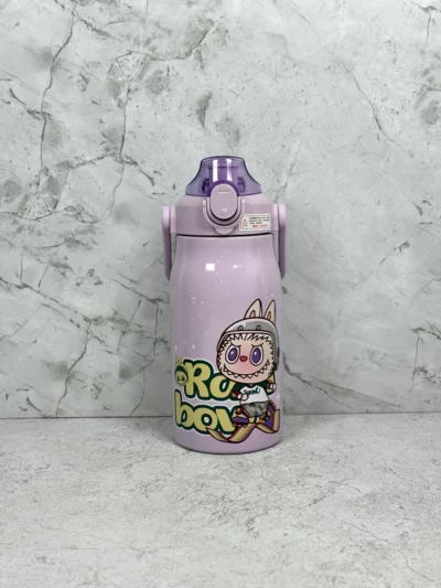 Cantimplora Fashion 1000ml Capibara y Labubu - Image 5