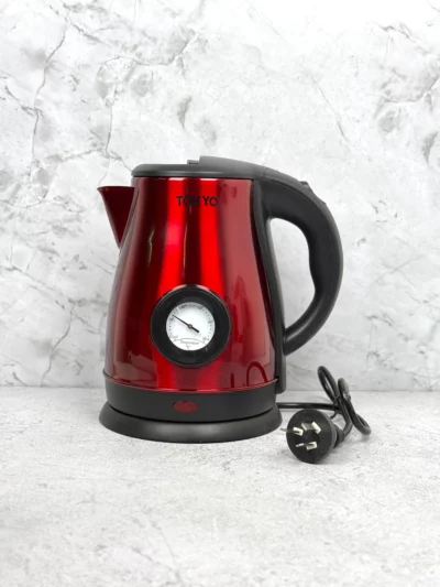 Pava Tokyo 1.8L corte mate con medidor de temperatura