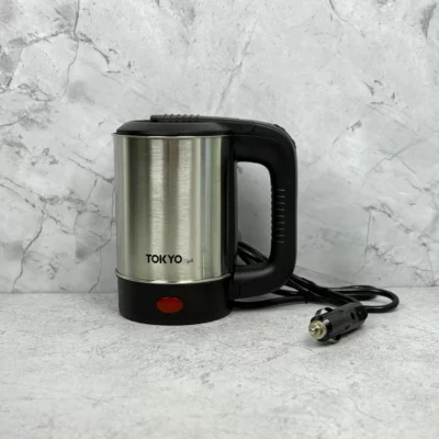Pava electrica para auto Tokyo 500 ML + 2 tazas