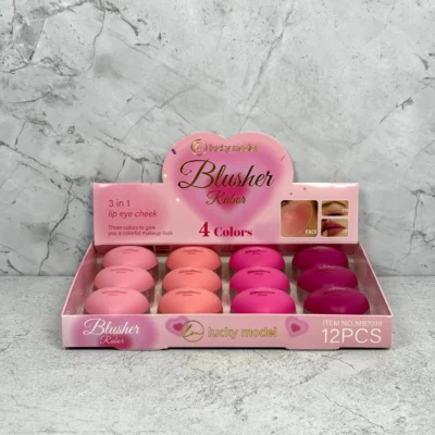 Rubor 3 en 1 Lucky Model 12 pcs