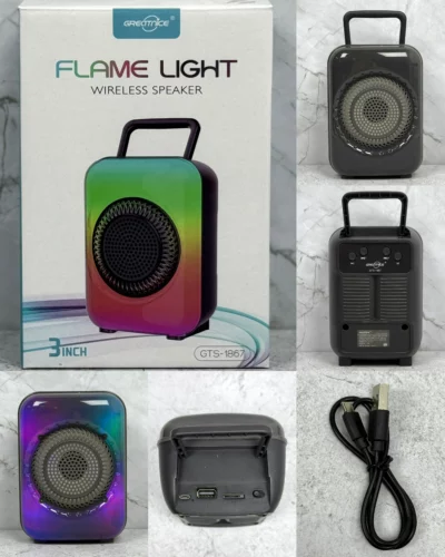 Parlante GREATNICE luz RGB GTS-1867 - Image 7