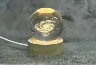 Esfera saturno cristal