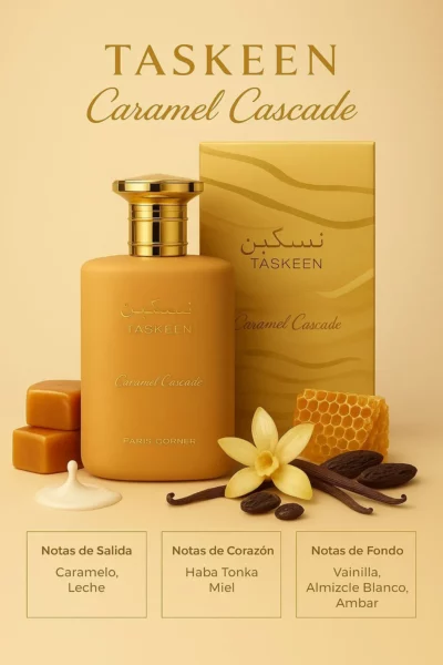 Perfume arabe Taskeen Caramel Cascade - Image 2
