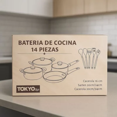 Set de olla Tokyo 14 pcs TOKYO-52 - Image 3