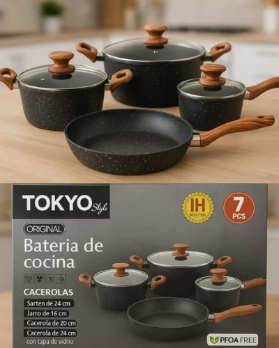 Set de olla Tokyo 7 pcs TOKYO-55 - Image 4