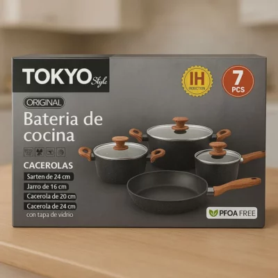Set de olla Tokyo 7 pcs TOKYO-55 - Image 3