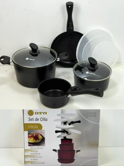 Set de ollas OSR 11pcs CK600A - Image 5