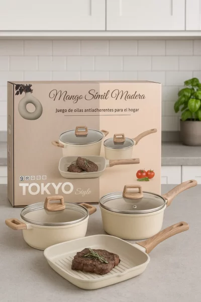 Set de olla Tokyo 5 pcs TOKYO-48