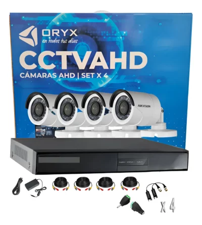 Kit de camaras Oryx x4 CCTVAHD - Image 2