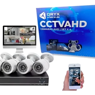 Kit de camaras Oryx x4 CCTVAHD