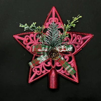 Estrella roja grande