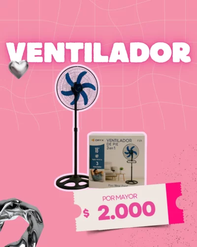 VENTILADOR ORYX OFERTA