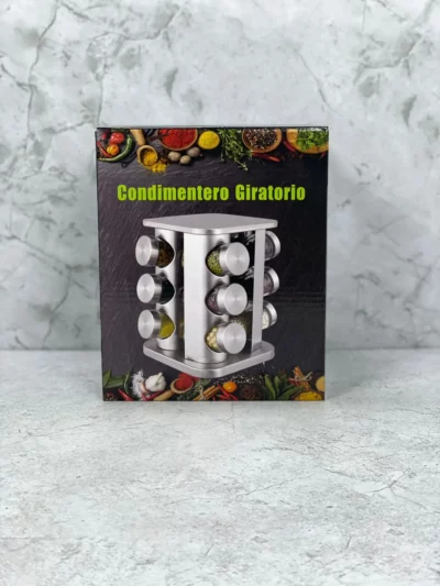 Especiero giratorio cuadrado 12 pcs - Image 3