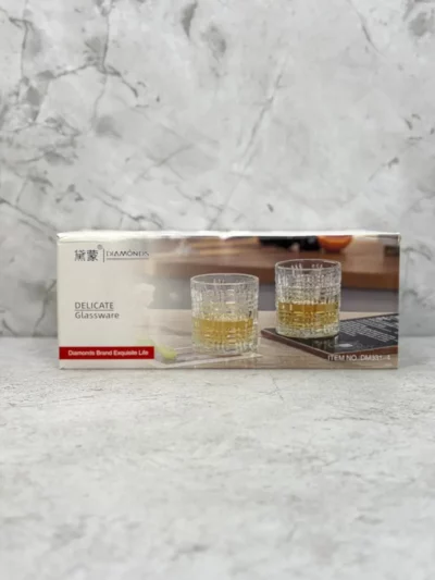 Set vaso 6 pcs Whisky lineas Diamonds DM331-4 - Image 6