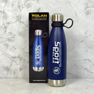 Botella rolan tapa rosca metalizada 500ML