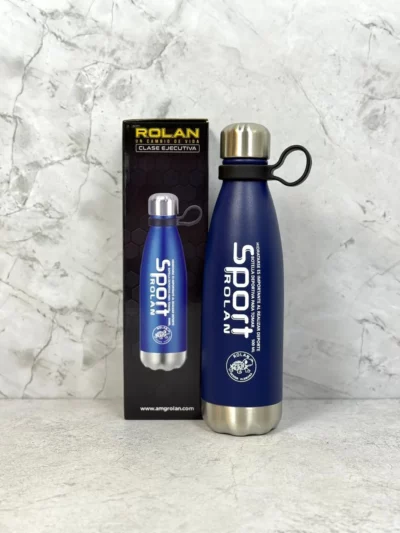 Botella rolan tapa rosca metalizada 500ML