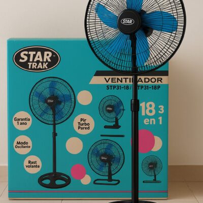 Ventilador Star Trak 18" - Aspa metalica