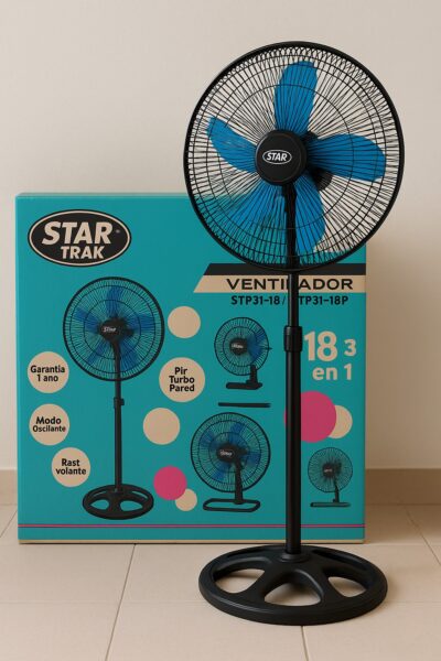 Ventilador Star Trak 18" - Aspa metalica