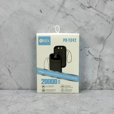 Cargador portpatil 100W / 20.000 mAh Ibek