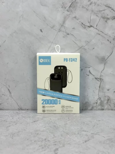 Cargador portpatil 100W / 20.000 mAh Ibek
