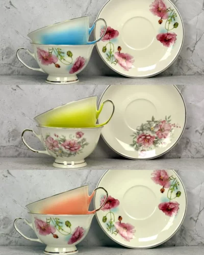 Taza corazón con plato - Image 11