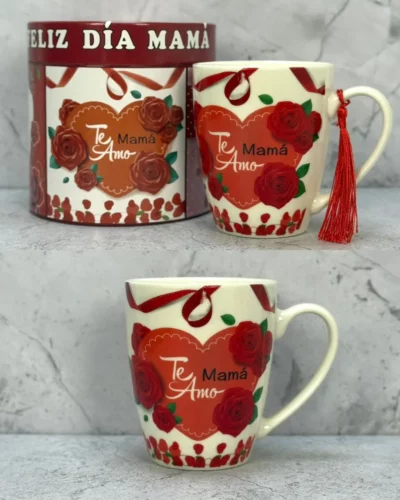 Taza mamá te amo + Tarro - Image 5