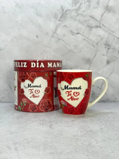 Taza mamá te amo + Tarro