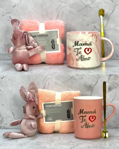 Kit dia de la madre taza + peluche + toalla - Image 9