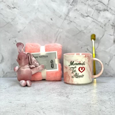 Kit dia de la madre taza + peluche + toalla