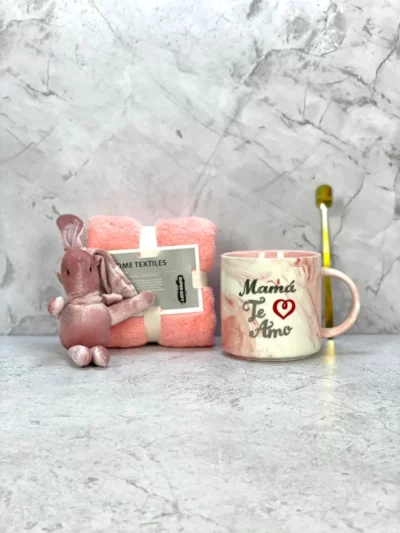 Kit dia de la madre taza + peluche + toalla
