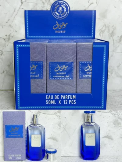 Perfume arabe pequeño Mousuf Sapphire 50ML - Image 4