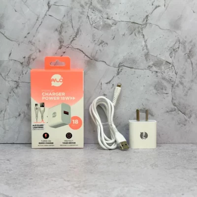 Cargador Aló 18W Cabezal USB a lightning