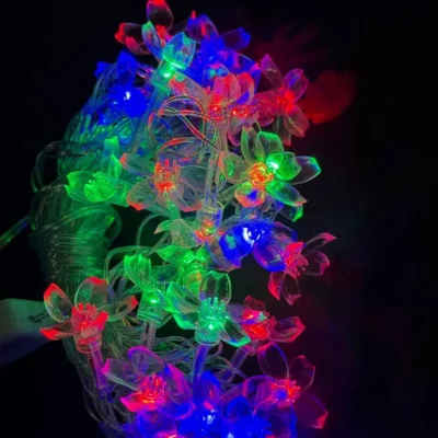 Guirnalda flores 5 mts multicolor