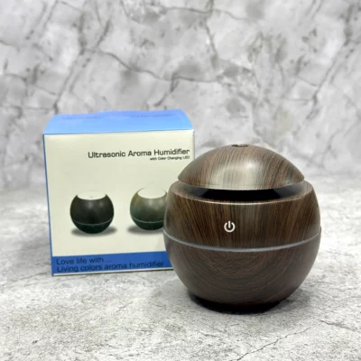 Humidificador esfera simil madera