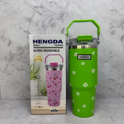 Vaso Flip floreado 900ml YQ10330