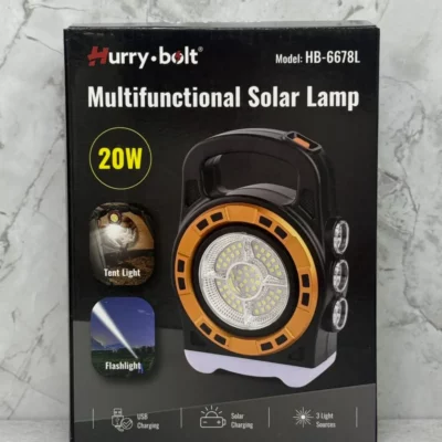 Lampara solar Multifuncion 20W