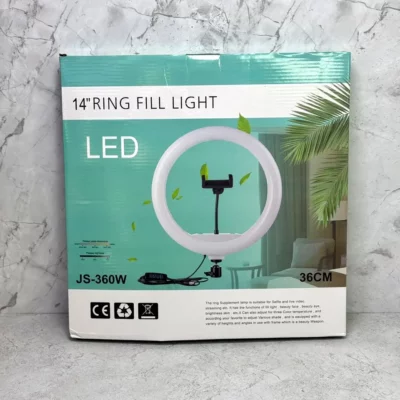 Aro luz led 14" 36cm blanco